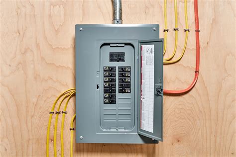 double electrical breakout box|electrical circuit breaker box.